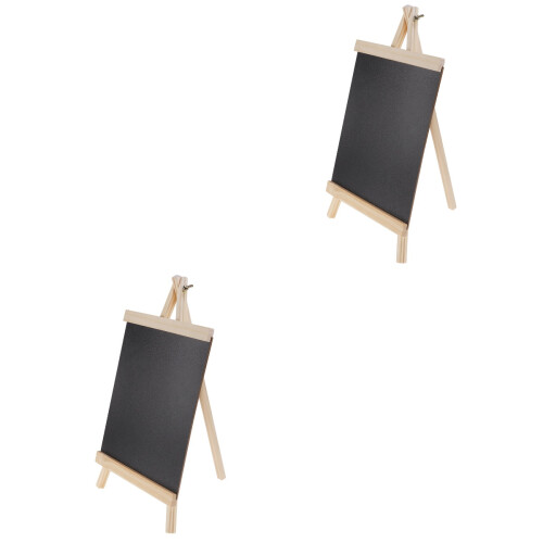 2Stk Wiederverwendbare Mini Kreidetafeln, Robust Und Leicht Zu 2