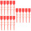 300Pcs Red Plastic Tamper Seal Fire Extinguisher Safety Lock Tags 7