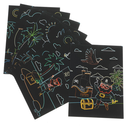 4 Sets Of Scratch Paper For Kids Scratching Sheets 1