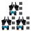3 Sets Gaming Finger Gloves For Touchscreen Use With Finger Sleeves 4