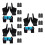 3 Sets Gaming Finger Gloves For Touchscreen Use With Finger Sleeves 7