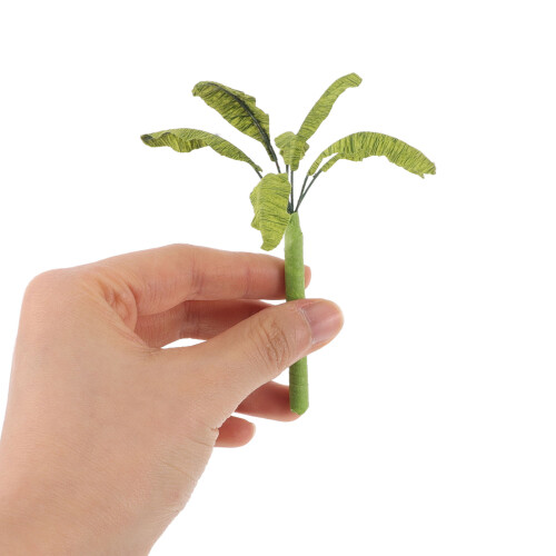 15 Pcs Mini Tree Models For Sand Table Landscape Decor Banana Palm 1