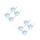 8 Pcs Replacement Wheels For Baby Cart Walker Universal Rubber Plastic 6