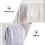 6Pcs White Garment Rack Covers Peva Hanging Clothes Protector Bags 10