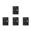4Pcs Black Daily Task Planner Notepad for Teachers and Professionals 2