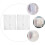 6Pcs White Garment Rack Covers Peva Hanging Clothes Protector Bags 6