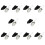 10pcs Garden Fold Stainless Steel 4
