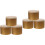 6 Pcs Iron Candle Cans Multi Purpose Jars For Home Storage 5