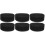6Pcs Aquarium Filter Sponge Pads with High Permeability Black Sponge 3