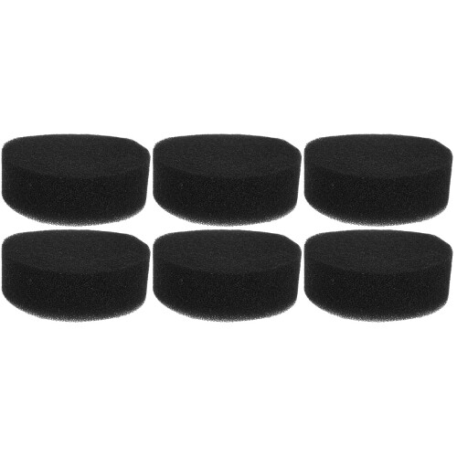 6Pcs Aquarium Filter Sponge Pads with High Permeability Black Sponge 2