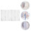 6Pcs White Garment Rack Covers Peva Hanging Clothes Protector Bags 5