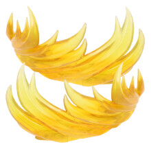5Pcs Yellow DIY Assembly Doll Effects for Artwork and Figure Display
