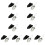 10pcs Garden Fold Stainless Steel 9