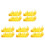 5Pcs Yellow DIY Assembly Doll Effects for Artwork and Figure Display 7