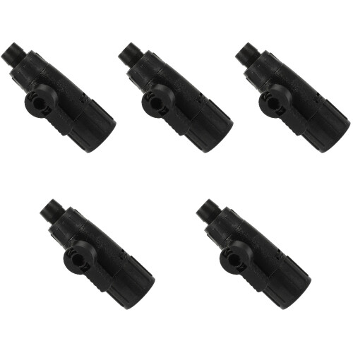 5Pcs Fish Tank Water Control Valves ABS Plastic Hose Connector Adapter 1