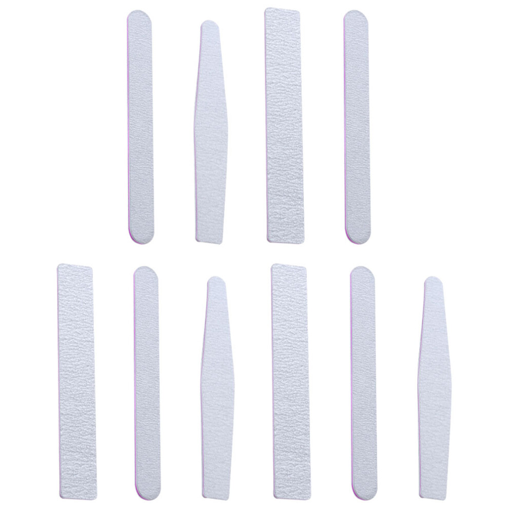 Aboofan 20Pcs Home Salon Nail Files Double-Sided Emery Boards For Manicure Use