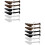 Shoe Stretcher Plastic Adjustable Shape 6pairs 9.4x3.5x0.8in 5