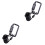 2Pièces Antivol Noir Câble 12M Durable Pour Casques 3