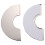2 Pcs Pipe Decorative Covers Stainless Steel Water Pipeline Hole 1