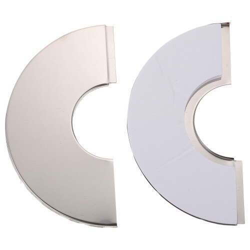 2 Pcs Pipe Decorative Covers Stainless Steel Water Pipeline Hole