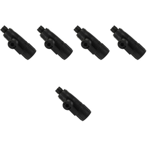 5Pcs Fish Tank Water Control Valves ABS Plastic Hose Connector Adapter 2