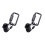 2Pièces Antivol Noir Câble 12M Durable Pour Casques 2