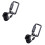 2Pièces Antivol Noir Câble 12M Durable Pour Casques 6