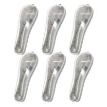 6Pcs Travel Razor Protector Case - Grey Plastic Manual Razor Storage