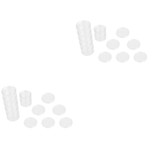 2Pièces Coffret Pilules Hebdomadaire Transparent 2