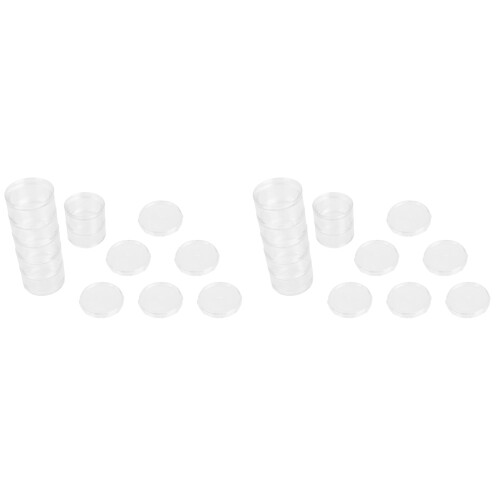 2Pièces Coffret Pilules Hebdomadaire Transparent 1