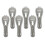 6Pcs Travel Razor Protector Case - Grey Plastic Manual Razor Storage 10