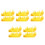 5Pcs Yellow DIY Assembly Doll Effects for Artwork and Figure Display 3