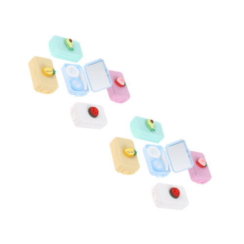 10 Pcs  Waterproof Plastic Lens Storage Boxes Dust-Proof Care Boxes 2