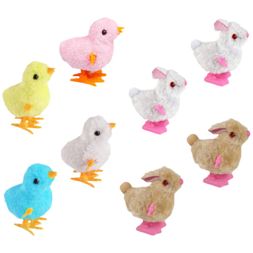 5 Sets Chick Rabbit Wind Up Animal Clockwork Toys 1