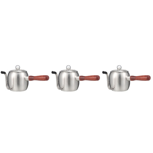 3 Pcs Coffee Pot Maker Simple Design Easy To Clean Kettle 1