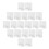 100Pcs Transparent Wall Storage Hooks Punch-Free Strong Adhesive Hooks 1