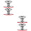 4Pcs Wear-Resistant Stainless Steel Small Pot Lid Knobs for Kitchen 7