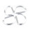 30Pcs Durable Transparent Plastic Bag Handles for DIY Handbag Frames 3
