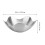 2Pcs Silver Creative Fruit Plates Stainless Steel Snack Dish for Home 4