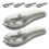 6Pcs Travel Razor Protector Case - Grey Plastic Manual Razor Storage 11