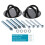 Black 4Pcs 4