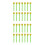 40 Pcs Mushroom Head Sponge Brushes With Plastic Handle 9