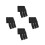 12Pcs Car Boot Elastic Polyester Straps Trunk Securing Bands Black 4