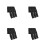 12Pcs Car Boot Elastic Polyester Straps Trunk Securing Bands Black 8