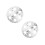 2Pcs Silver Stainless Steel Kitchen Steamer Rack Foldable for Pots 4