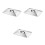 3Pcs Multipurpose Stainless Steel Pan Covers Splash-Proof Pot Lids 5