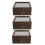 6Pcs Wood Butterfly Specimen Box Light Brown Clear Cover Display Case 1