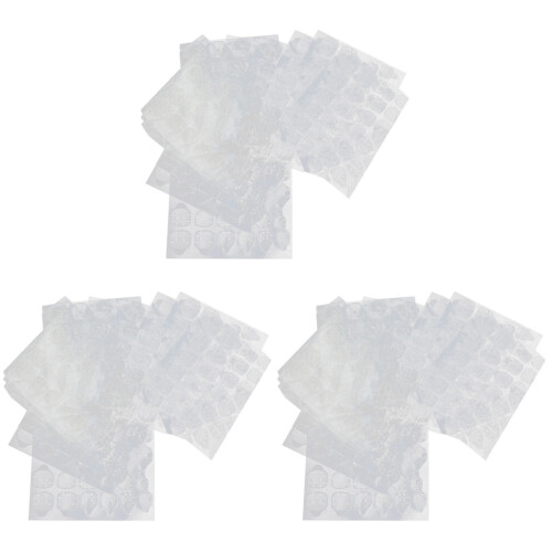 3 Pieces False Nail Glue Tabs Jelly For Nails Double-Sided Sticker 1