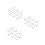 30Pcs Durable Transparent Plastic Bag Handles for DIY Handbag Frames 9