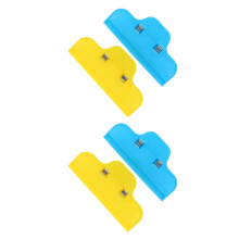 8Pcs Assorted Color Plastic Binder Clips for Office and Art Use